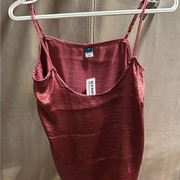 Old Navy Women's Burgundy Satin Camisole - Picture 1 of 4